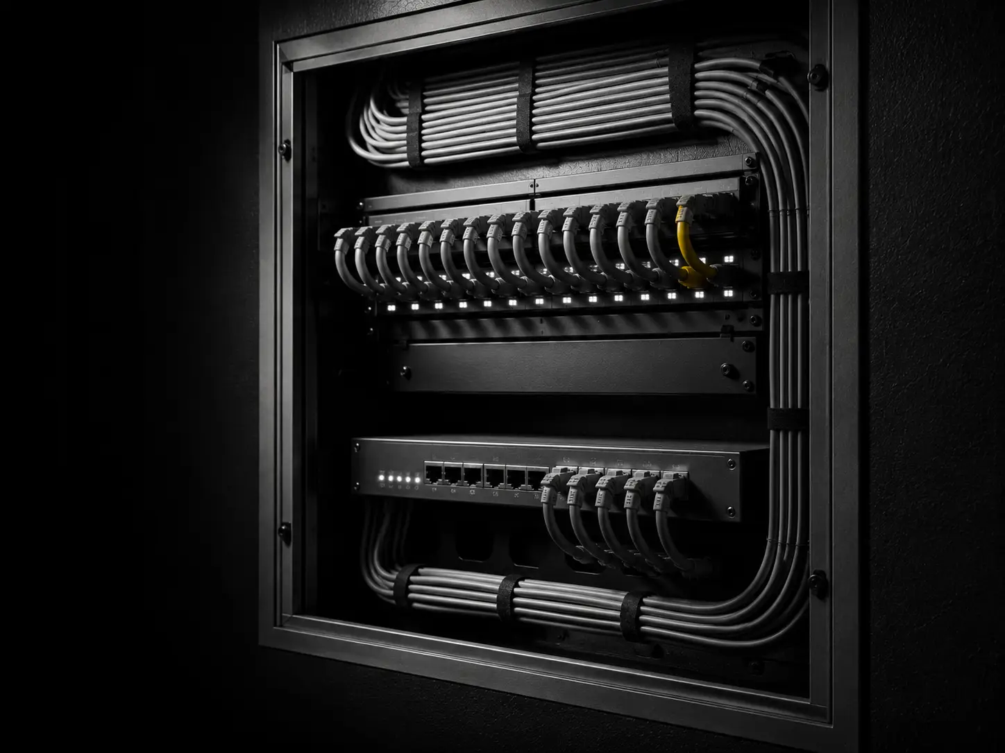 structured wiring panels